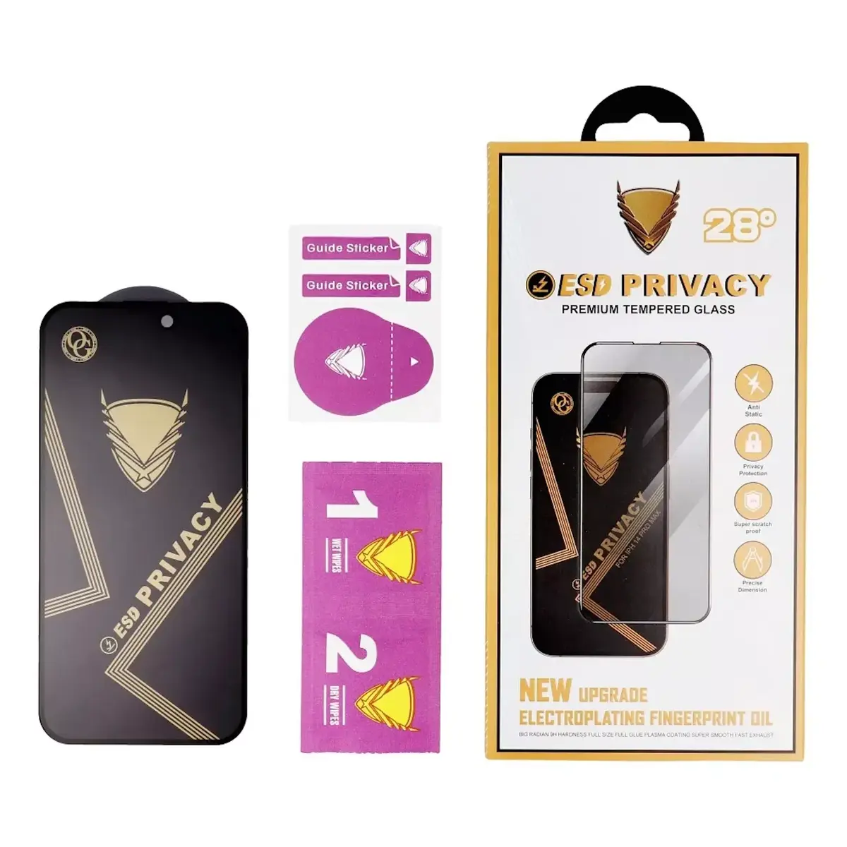 Privacy Glass Riff RF-PRIV-16 for iPhone 16 Photo 2