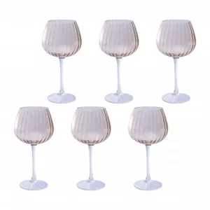 Set of 6 drinking glasses Rose&Tulipani U20177611N24-Z, 460 ml capacity each