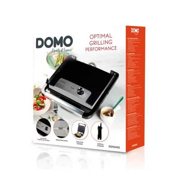 Контактный гриль Domo DO9245G 2000 Вт Photo 2