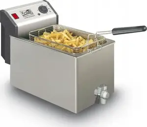 Eļļas panna FRONTLINE Fritel Turbo SF Profi-Line 4620 Single 8 L 3200 W nerūsējošā tērauda
