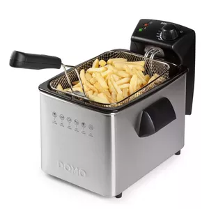 Фритюрница Domo DO465FR Single 4 л 3000 Вт нержавеющая сталь 390×265×300 мм