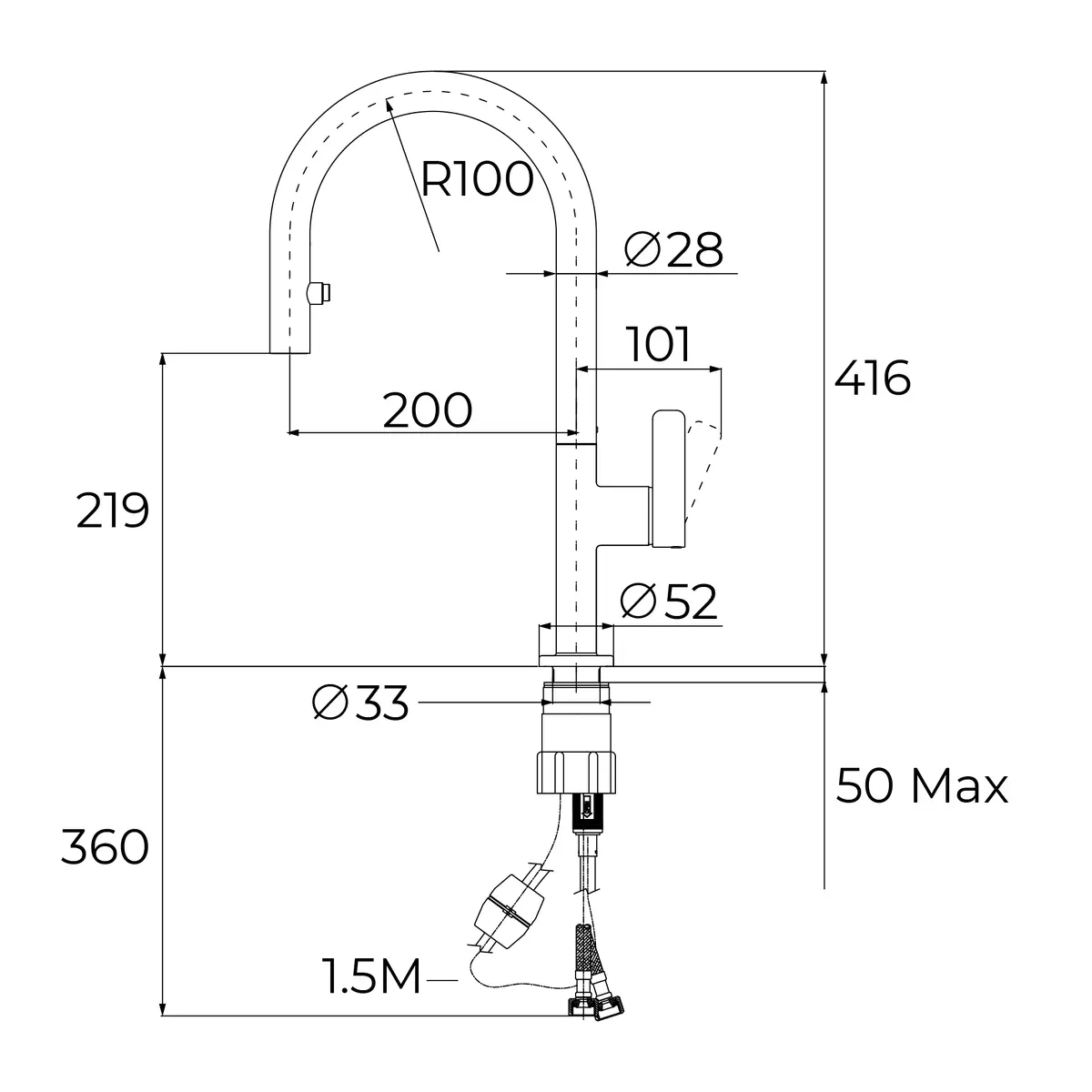 TEKA Oval 9382 выдвижной кухонный смеситель Photo 12