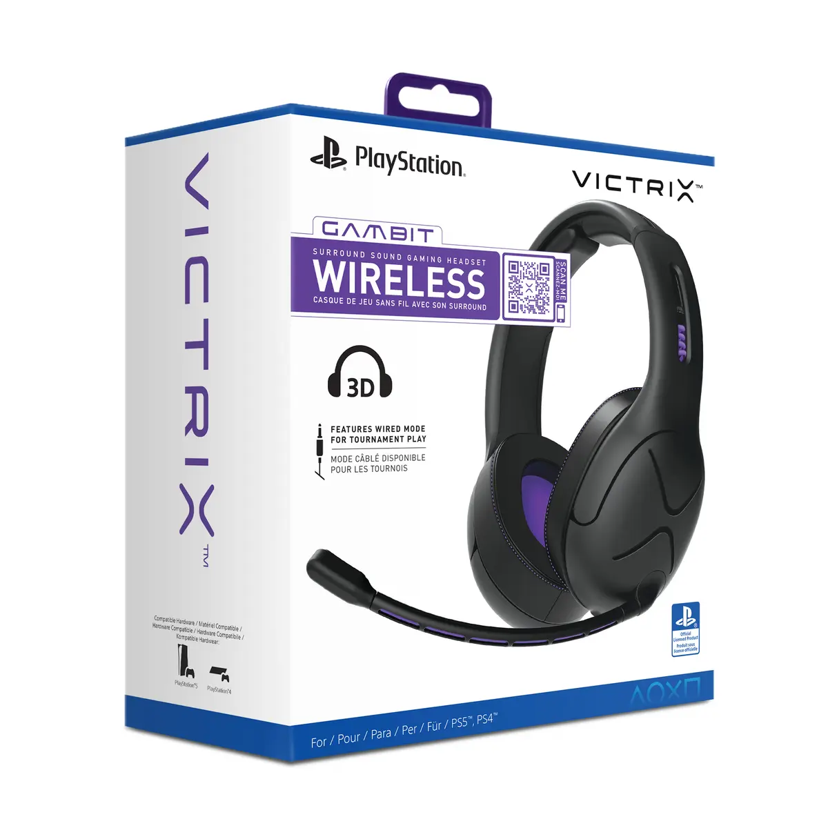VICTRIX Gambit Wireless Gaming Headset Photo 9