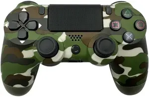 Bezvadu spēļu kontrolieris GameBox P4 Bluetooth ar vibrāciju, maskēšanās zaļš