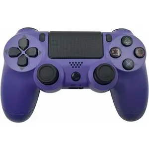 Bezvadu spēļu pults GameBox P4 Bluetooth ar vibrāciju violetā krāsā priekš PlayStation 4 un PC