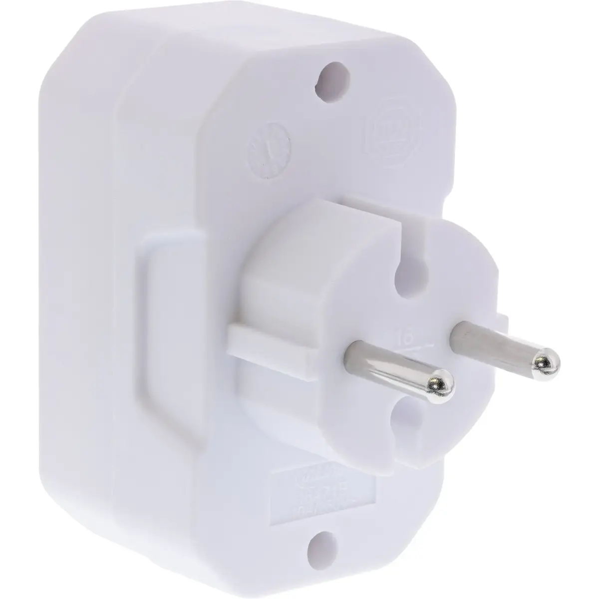 InLine 16471E Power Extension Adapter White Photo 2