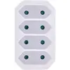 InLine 16471E Power Extension Adapter White Photo 3