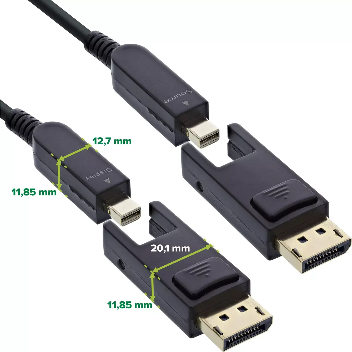 DisplayPort kabelis InLine 17240O Photo 2