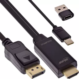 Active video converter InLine 17161I 3840x2160 HDMI to DisplayPort