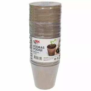 Planting Round Peat Pots BESK 8×8×8 cm, set of 24