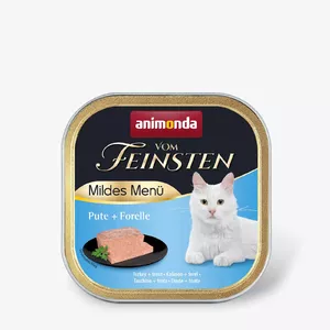 Консервы для кошек Animonda Vom Feinsten Turkey & Trout Mild Menu 100 г — без злаков, 81% влажность, 11,2% белка