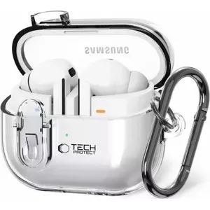 Protective case Tech-Protect FlexAir for Samsung Galaxy Buds 3 / Buds 3 Pro, clear