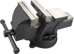 Bench vice Topex 07A210 — jaw width 100 mm, depth 225 mm, weight 4.65 kg