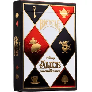 Playing Cards Bicycle Alicja w Krainie Czarów by Bicycle – standard deck, collectible design