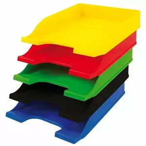 Desk drawer Bantex model 400050168, green — single plastic under-desk storage
