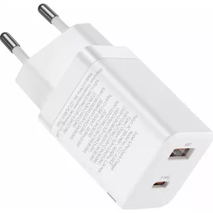 Зарядное устройство Baseus Super Si Pro BSU2902WHT 1x USB-A + 1x USB-C 3A