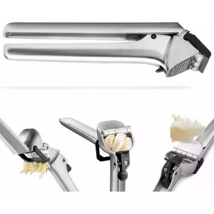 Garject Garlic Press by Dreamfarm DFGA5516 — handheld garlic press, stainless steel components, ergonomic handle