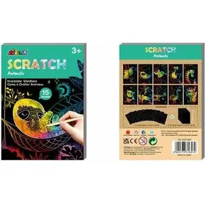 Scratch-Art Mini Kit Mga GXP-893255 — themed animal scratch cards craft set