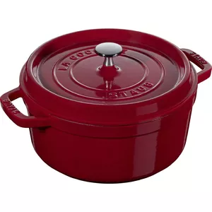 Cast iron pot Staub La Cocotte round 6.7 L chestnut