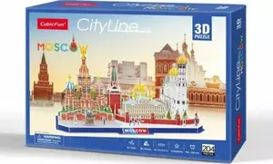 3D puzlis Dante City Line Maskava — 204 gab., modelis 20266