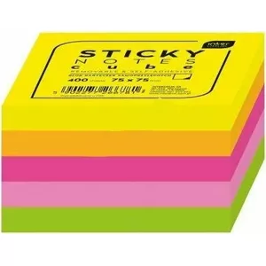 Self-adhesive Notes INTERDRUK 75 x 75 mm 300 sheets (model 333193)