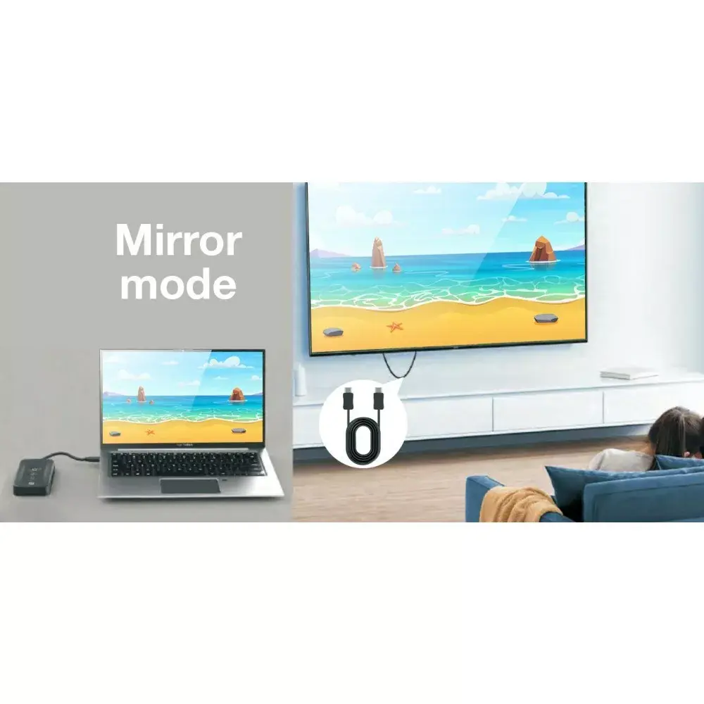 TECHLY USB-C хаб IDATA USBC-HUB5WL (5 портов) Photo 8