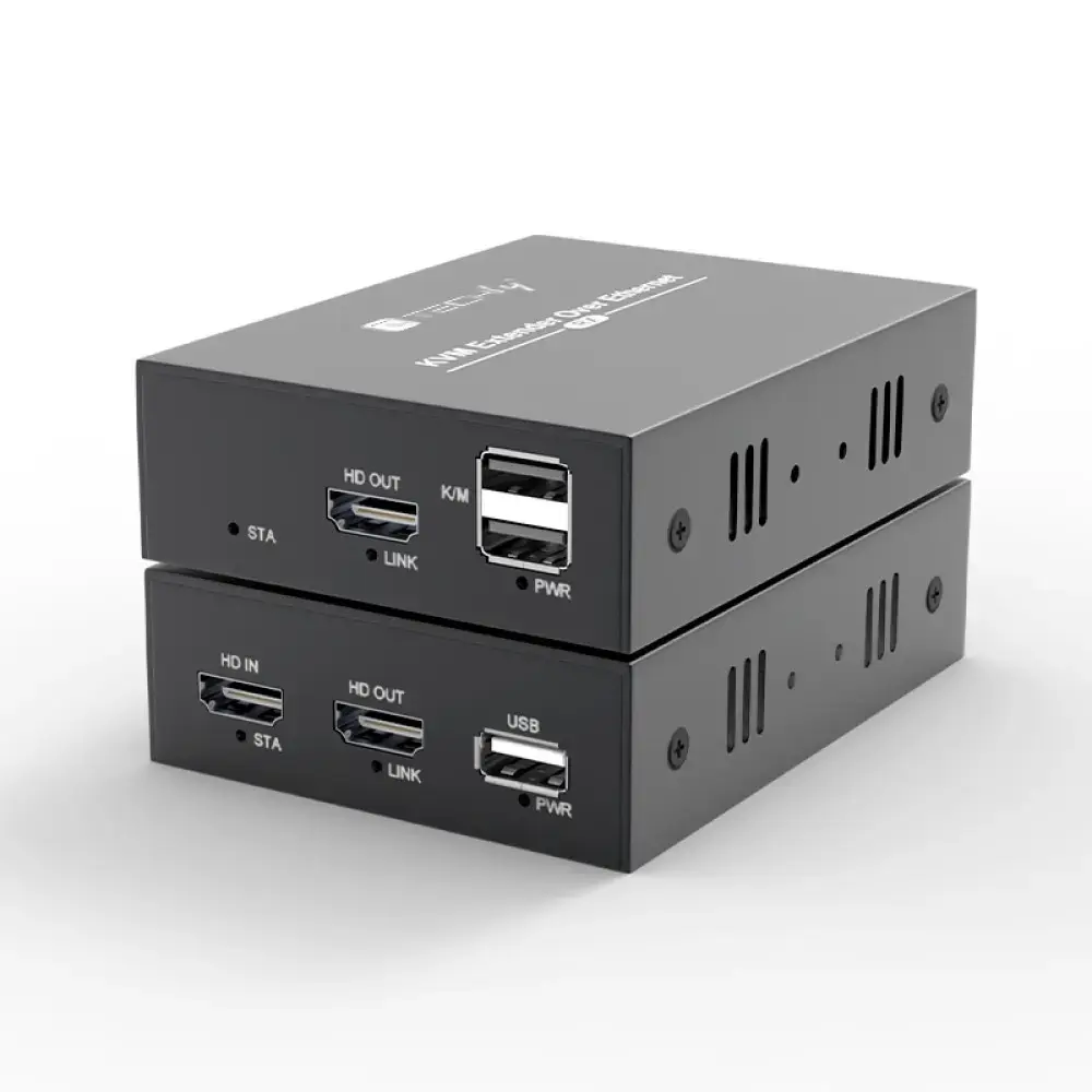 Techly IDATA HDMI-KVM4 KVM удлинитель Передатчик и приемник Photo 2