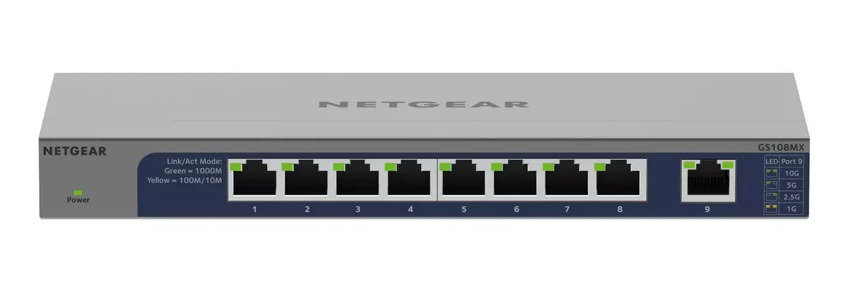 Neadministrējams slēdzis NETGEAR GS108MX-100EUS Photo 3