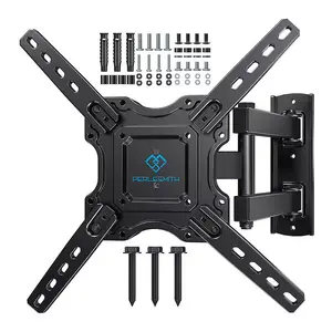 TV wall mount Perlesmith PSMFK12 for 26–60 inch TVs, tilt and swivel, VESA-compatible