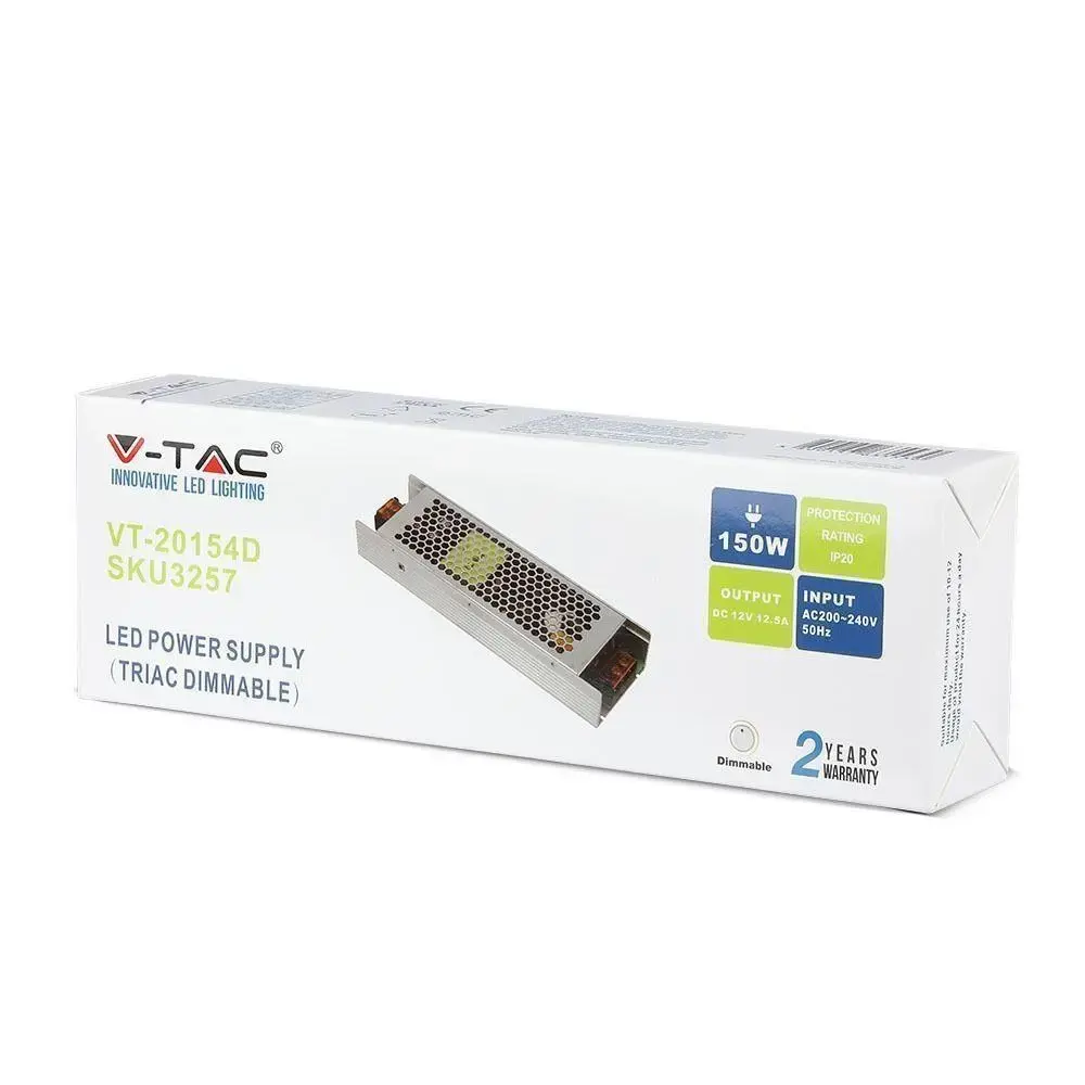 V-tac VT-20155D LED barošanas bloks 150W 24V Photo 3