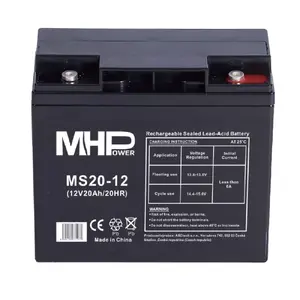 Aizvērts AGM akumulators CARSPA MS20-12 12V 20Ah priekš UPS un rezerves barošanas