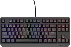 GENESIS Thor 230 TKL Mechanical Gaming Keyboard Outemu Red QWERTY Czech Slovakian Layout Black USB Wired