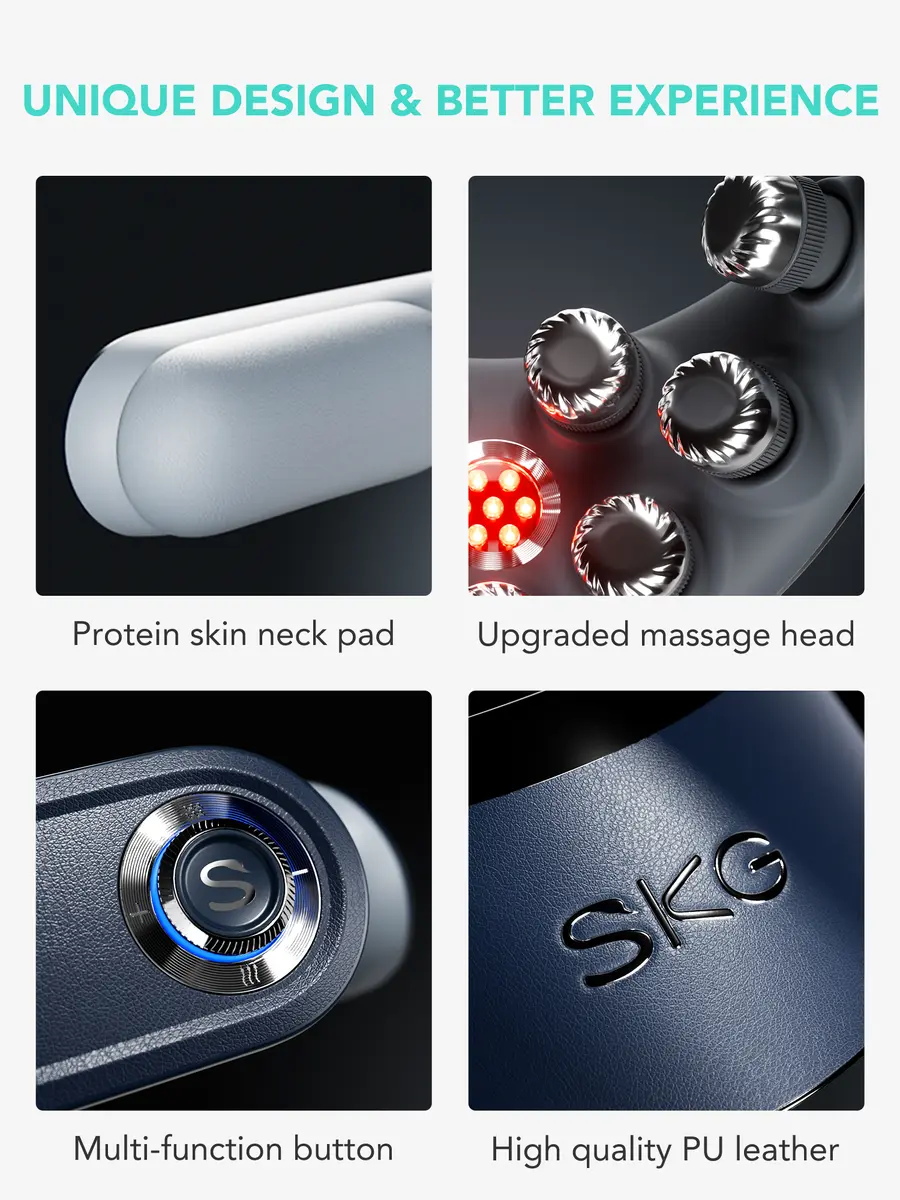 Массажное устройство SKG G7-Pro-Fold Blue Photo 12