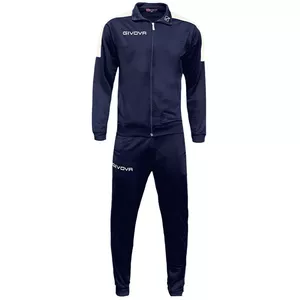 Givova Tuta Revolution Tracksuit navy blue-white TR033 0403 3XS