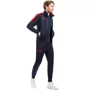 Givova Tuta Revolution Tracksuit Navy Blue and Red Size 2XL