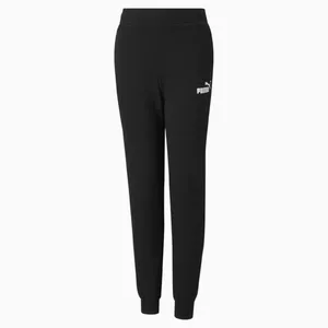 PUMA 587037_01_128 Sporta bikses bērniem, melnā krāsā, izmērs 128 cm