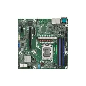 Материнская плата ASRock micro ATX EC266D4U, Intel C266, LGA 1700, DDR5 до 32 ГБ, 4 слота, 8×SATA III, 2×LAN, 1×M.2