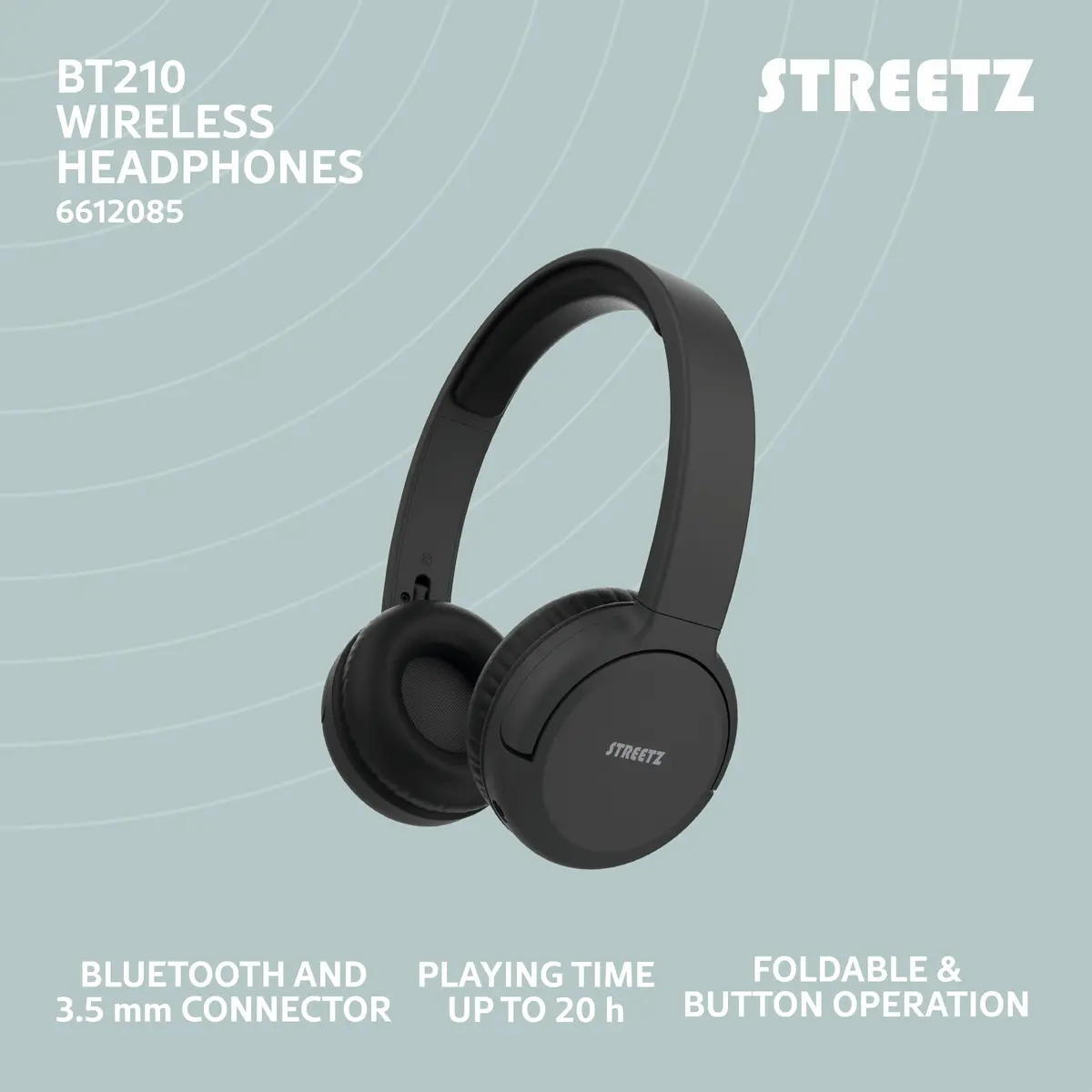 Headset Streetz BT210-BLK Photo 6