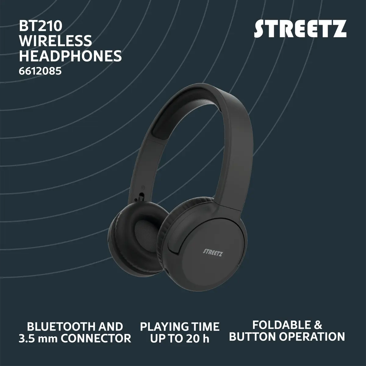 Headset Streetz BT210-BLK Photo 7
