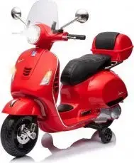 Elektriskais braucamrīks Vespa GTS Super no milly mally — sarkans, modelis 5907