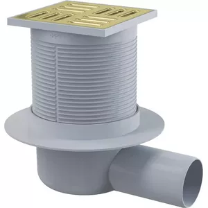 Floor/point drain grate deante KOS_R01C stainless steel round design