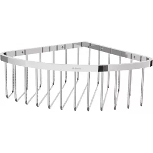 Corner shower basket deante ADJ_0561, wall-mounted stainless steel corner caddy