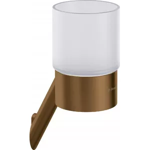 Ceramic wall cup Deante ADI_C911 white – wall-mounted bathroom cup holder