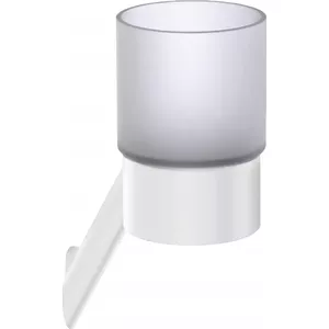 Ceramic wall cup Deante ADI_A911 in white – wall-mounted bathroom accessory