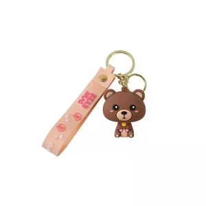Keychain I-Total LĀCIS 650-03850 — metal and soft toy combination, compact accessory