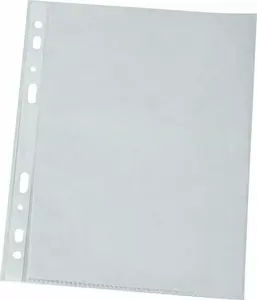 Folder Q-Connect KF00423 — A4 transparent conventional file, 230×305 mm, 0.36 mm, pack of 100