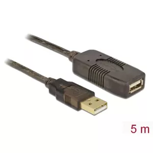 Aktīvs USB 2.0 pagarinājums DELOCK 5 m (modelis 2162401)