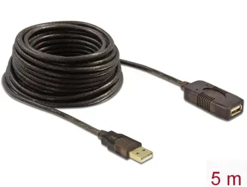 DELOCK USB 2.0 aktīvs pagarinājums 5 m Photo 2