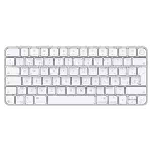 Клавиатура Apple Magic Keyboard с Touch ID (USB‑C) — Tenkeyless, QWERTY Spanish, USB + Bluetooth, серебристая/белая