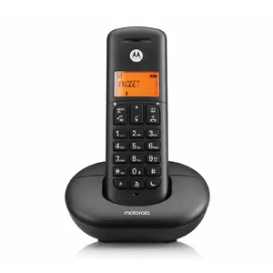 Беспроводной DECT телефон MOTOROLA E201 — трубка с функцией громкой связи, поддержка до 50 подключений
